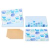 Papyrus Blank Cards with Envelopes, Hexagon Pattern (14-Count)