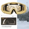 OneTigris Airsoft Tactical Goggles with 3 Interchangeable Lenses Hunting Glasses