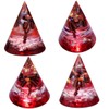 KYEYGWO Cone Energy Pyramids with Copper Wire Tree, Tree of