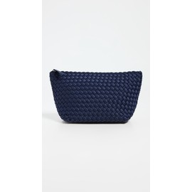 Naghedi Women's Portofino Medium Cosmetic Bag, Ink Blue, One Size
