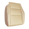 Priprilod Tan Leather Driver Side Bottom Replacement Seat Cover Compatible