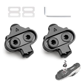 Bicycle Cleats with Non-Slip Cleat Plates, Compatible with Shimano MTB SPD Pedals (SH51), Non-Slip Cleat Plates for Road Bike, High Quality SPD Cleats for Mountain Bike and Indoor Cycling Shoes