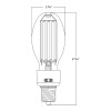 RAB ED28 LED Filament Bulb 8750 lm Power Adjust 5000K