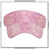 Chrome Crane CB322 Women's Cap, Hat, Sun Visor, Sequins, Glitter,