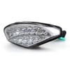 Motodynamic Integrated Sequential LED Tail Lights Clear Lens for 2009-2014