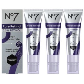 Boots No7 Advanced Retinol 0.3% Retinol Night Concentrate 3 x 30ml