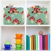 Rectangular Storage Bin Mushroom Basket with Handles - Toy Bins
