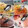 20PCS Stainless Steel Silverware Set Mirror-Polished Cutlery Flatware Set 4