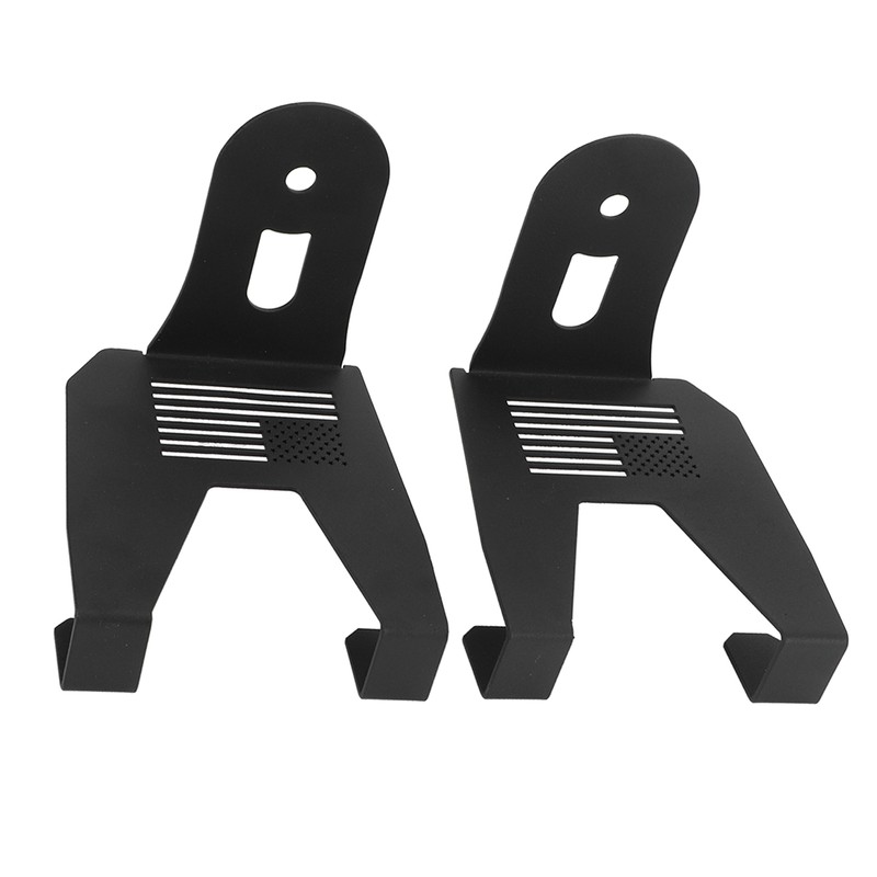 2pcs Cooler Mounting Brackets Black Iron Replacement for Polaris RZR