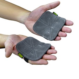 Weight lifting wrist straps, Double Layer Leather lifting Grips for Deadlift, Powerlifting and Shrugs, Pull up grips, Adjustable Neoprene Padded Gym workout gloves for Men/Women(Pair) (Gery, Long style) (Gery, Short Style)