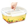 Extra Large Oven Safe Glass Food Storage Container with Airtight