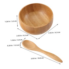 Vaguelly 2 Sets Mask Mixing Bowl Kit DIY Facial Mask Essential Oil Mixing Container Natural Bowls for Skincare and Beauty Use