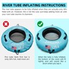 River Tube for Floating Heavy Duty Rubber River Tube, Sledding
