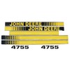 All States Hood Decal 4755 fits John Deere 4755 JD4755