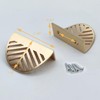 Susenya Bar Cabinet Handles, Finger Pulls,Leaf Door Pull,Zinc Alloy with