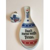 Generic Texas Spoon Rest Ceramic Texas Souvenir Collectible Spoons Rest