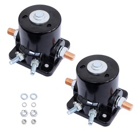 Auto-plaza Relay Switch, 12V, 4 Terminals, Powersports-starters, Black for Johnson, Evinrude, OMC Outboard