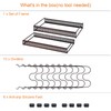 Toplife Pots and Pans Organizer Rack for Cabinet and Countertop,