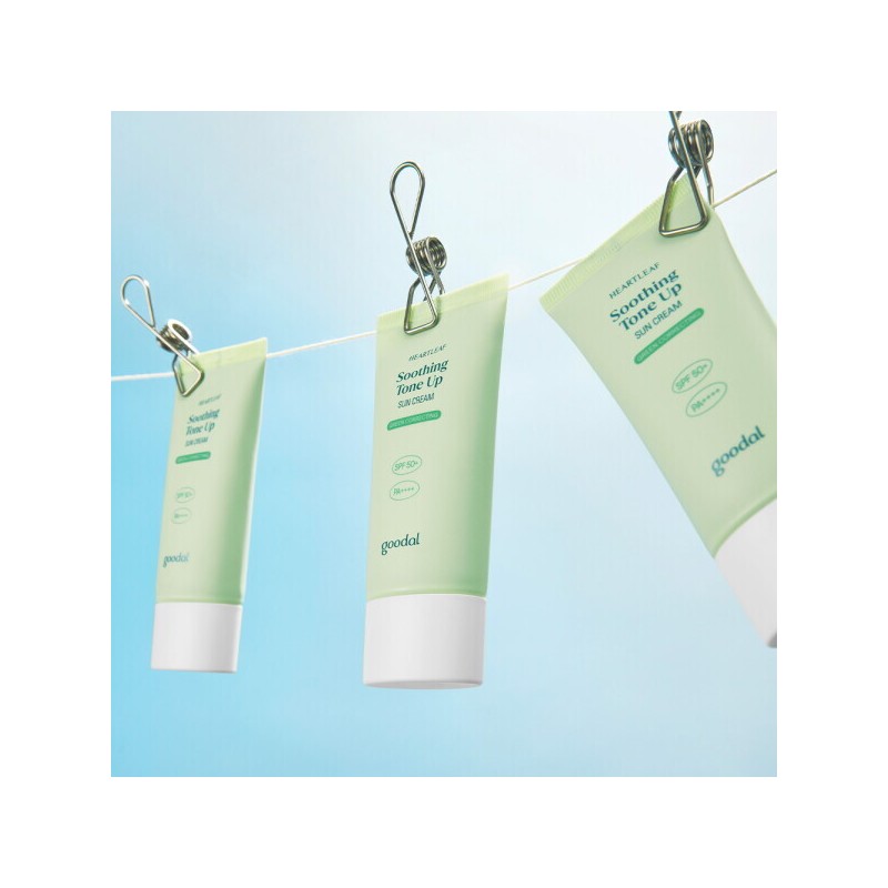 Gudal 구달 어성초 진정 그린 톤업 선크림 50ml Goodal Mugwort