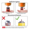 Butane Lighter Torch Long Lighter Refillable Adjustable Jet Flame Lighter