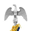FRF FLAG Silver Eagle Head for Decorating Indoor Flagpoles, Made