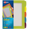 Avery Ultralast Big Tab Plastic Dividers, 5 Tabs, 1 Set,
