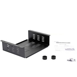 AEONS Under Desk Computer Mount | Laptop PC Mount | Wall Mount for Small Mini Form Factor Case | Desk Holder Shelf Drawer 14" x 4" x 11"
