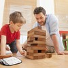 Juegoal 54 Pieces Giant Tumble Tower Blocks Game Giant Wood