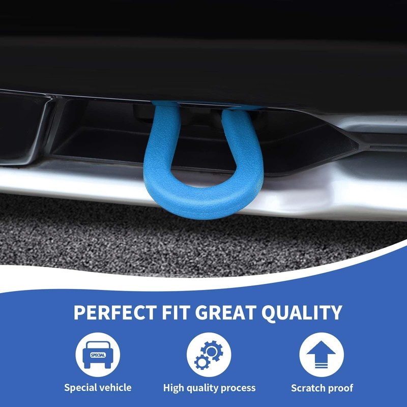 RAZPOY Tow Hook Cover fit for Chevy Silverado 1500 2007-2024,