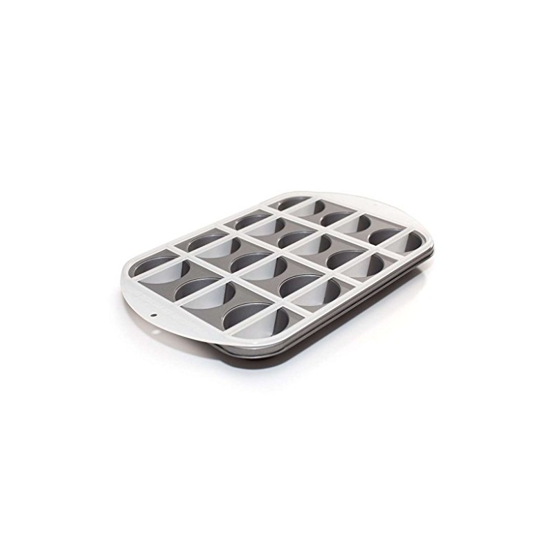 Love Cooking Company Mrs. Fields(TM) Half-N-Half Cupcake Pan-12 Cavity 16-inch