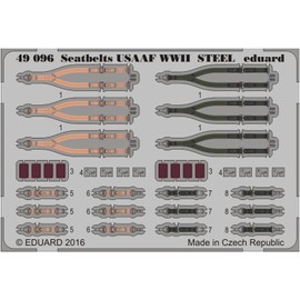 Eduard EDUBIG49342 1/48 Big Ed WWII Allied Military Airplanes, Seat Belt Parts Set, Plastic Model Parts