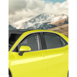 Deejecsun Deejecsun in-Channel Window Rain Guards Fit for Toyota Camry 2018 2019 2020 2021 2022 2023 2024 Extra Durable Window Deflectors Vent Shades Visors Exterior Car Accessories Visors Rain Guards - 4 pcs