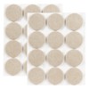 Ginoya 0.2 inch (5 mm) Thick Felt Pads, 24 Pieces,