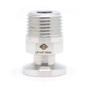 QiiMii 1/2" Tri Clamp Adapter to 1/2" MNPT Thread Ferrule Sanitary Pipe Fitting