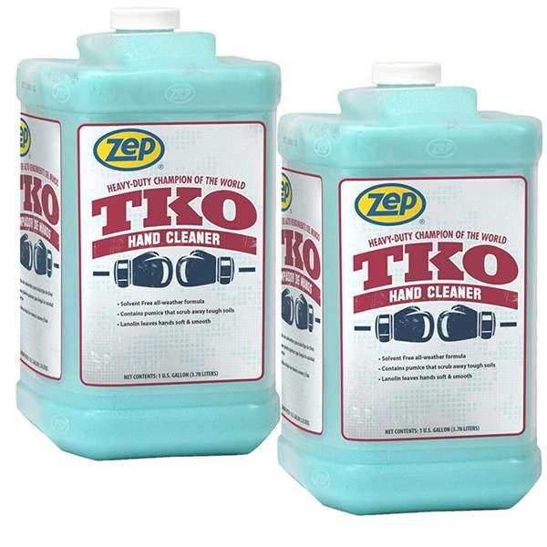 Zep TKO Heavy-Duty Industrial Hand Cleaner - 1 Gal (Case of 2) - R54824 - The Go-To Hand Cleaner for Professionals