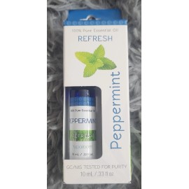 SpaRoom Aromatherapy 100% Pure Essential Oil, "Refesh" Peppermint 10ml NEW!