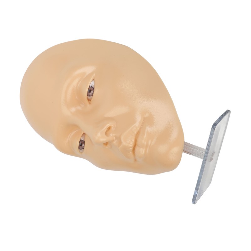 5D Silicone Makeup Practice Face Teaching Face Eye Cosmetic Mannequin