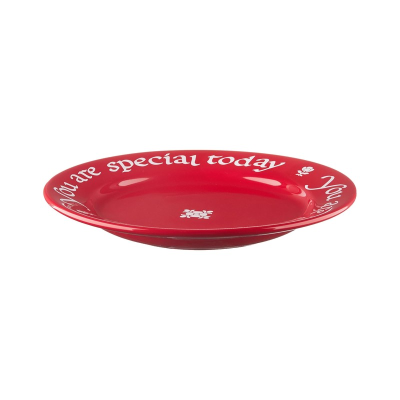 Waechtersbach Plate, You Are Special Today Red Plate