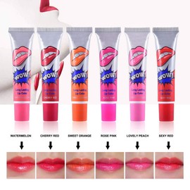 WOW! 6 pcs/Set Peel Off Lip Gloss Mask Multicolor Lip Tint Pack Long Lasting Makeup Lips Cosmetic Matte Makeup Tattoo