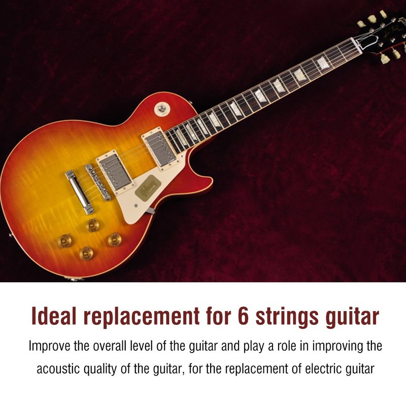 2Pcs Electric Guitar Nut 6 String BassTone Bridge Nut String