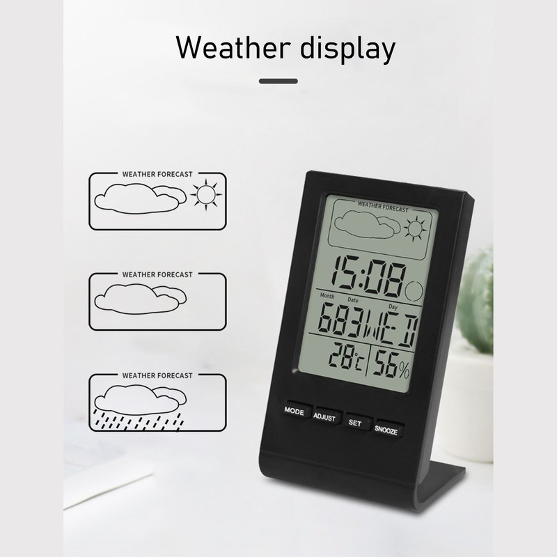 LCD Screen Digital Hygrometer Indoor Thermometer Humidity Gauge Temperature Humidity