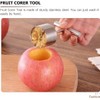 Acero Inoxidable Descorazonador de Frutas para Manzanas y Pepita