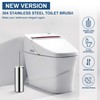 Gricol Toilet Brush with Stainless Steel Container with Splash Guard