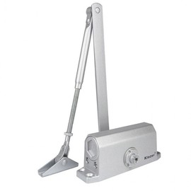 Hydraulic Entrance Door Closer - Automatic Self-Closing Mechanism, Armless Replacement for Emergency Exits Unit