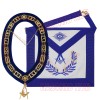 Masonic Regalia Blue Lodge Jr. Deacon Lambskin Aprons & Chain