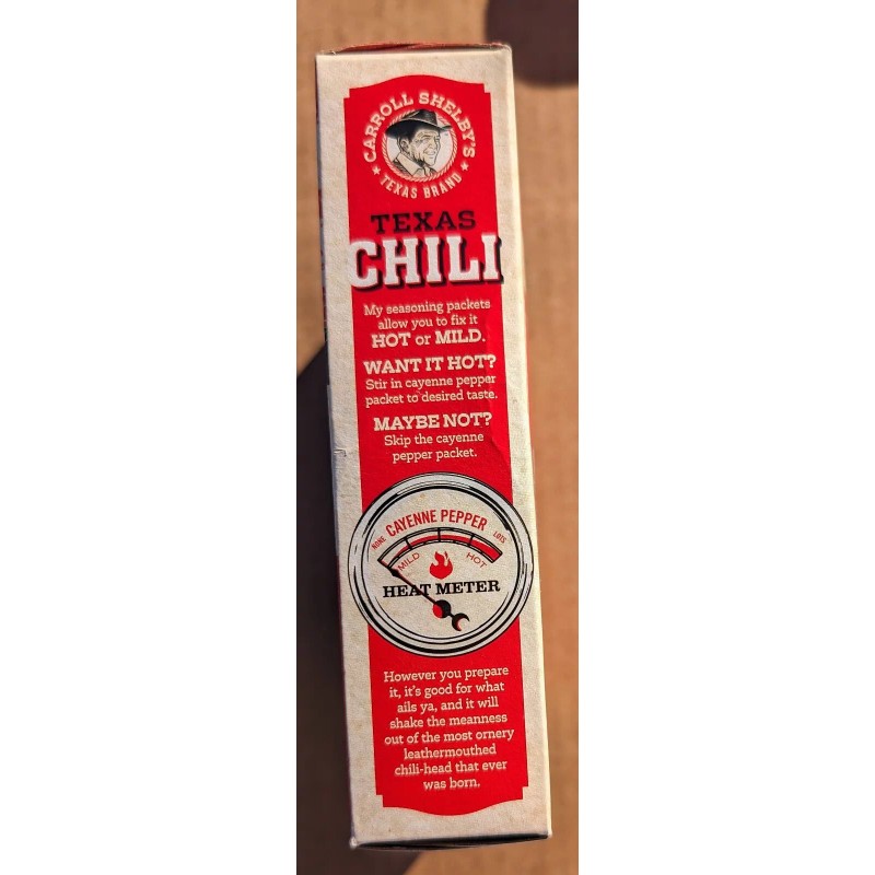 Carroll Shelby's Original Texas Chili Kit 3.65 Ounce (Pack of
