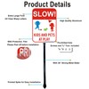 2Pack Slow Down Signs Kids and Pets at Play Sign