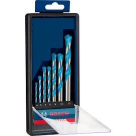Bosch 7x EXPERT CYL-9 MultiConstruction Drill Bit Set (for Concrete, Soft tiles, Ø 4-12 mm, Professional Accessory Impact Drill/Driver, Rotary Drill/Drivers)