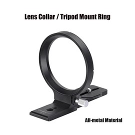 SUNWAYFOTO LS-75 75 mm Universal Swivel Cuff for DLSR Cameras, Tripod Mount Ring Lens Mount Cuff Arca Swiss Plate Mount DSLR Horizontal Vertical Switching