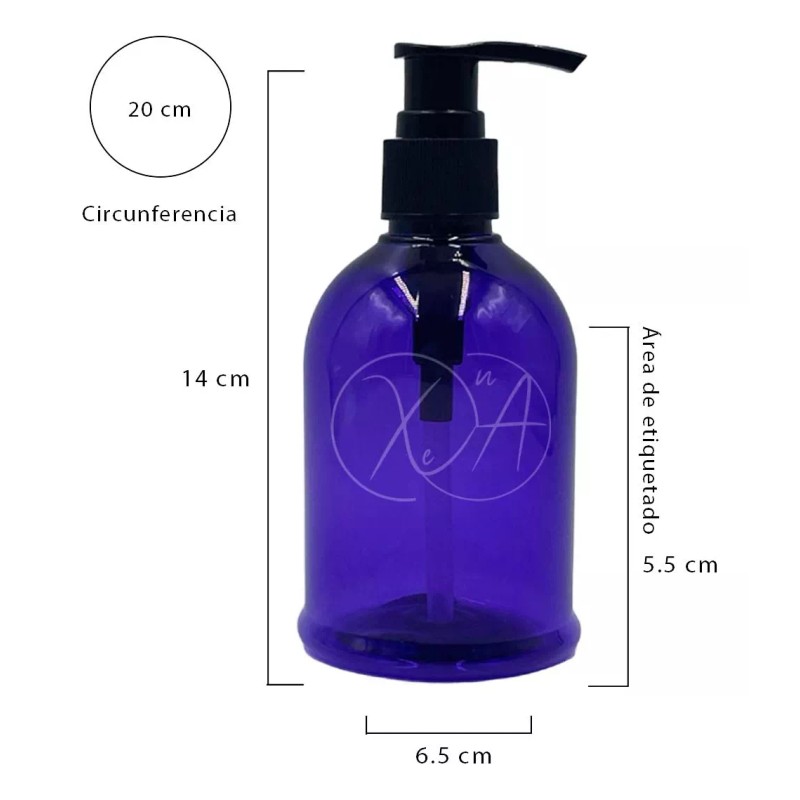 Xena Envases Plasticos 250 Ml Campana Dosificador Shampoo Crema 6